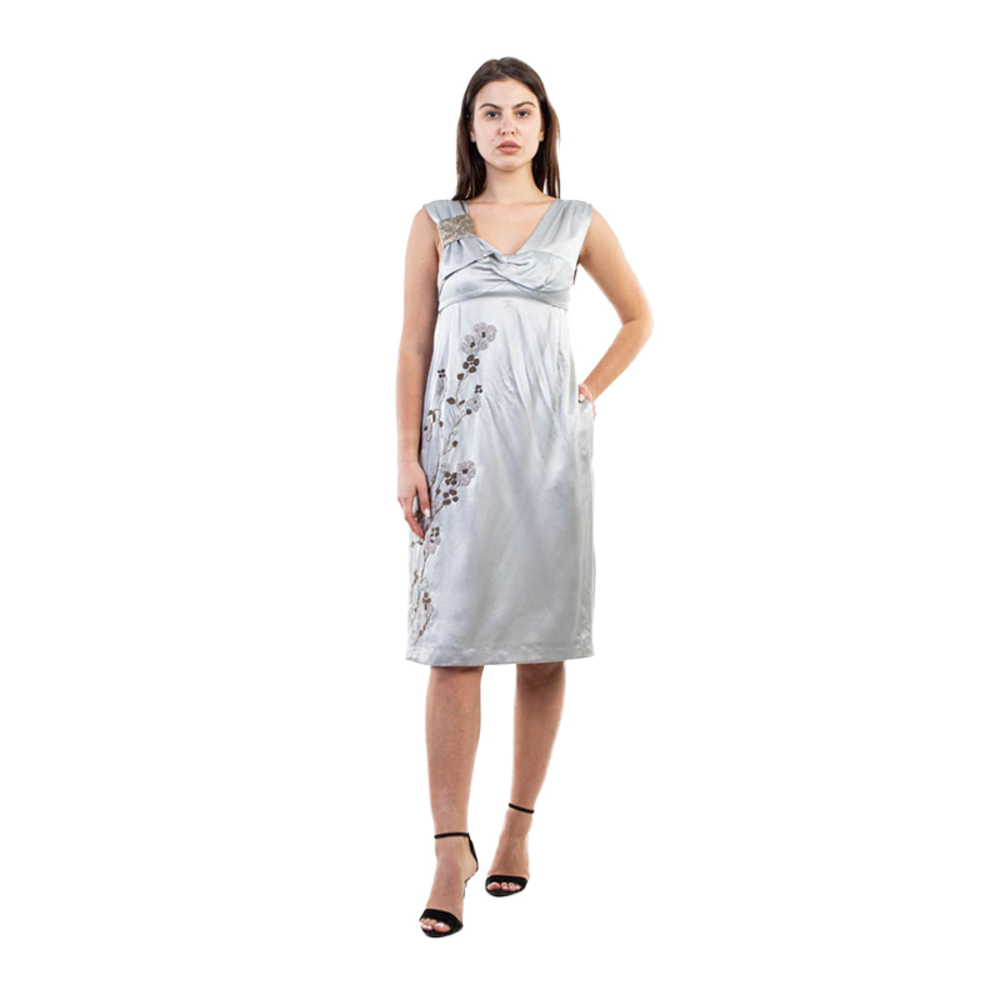 Luca Luca Dress Women size L Light Gray